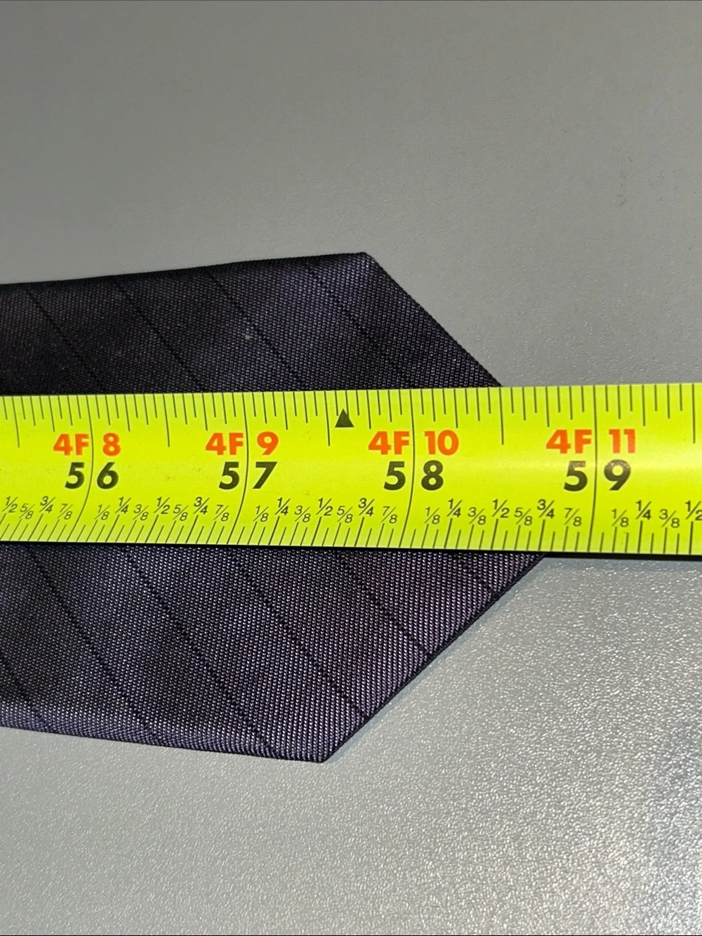 John Varvatos Classic Purple Diagonal Stripe Men’s Tie Made in USA
